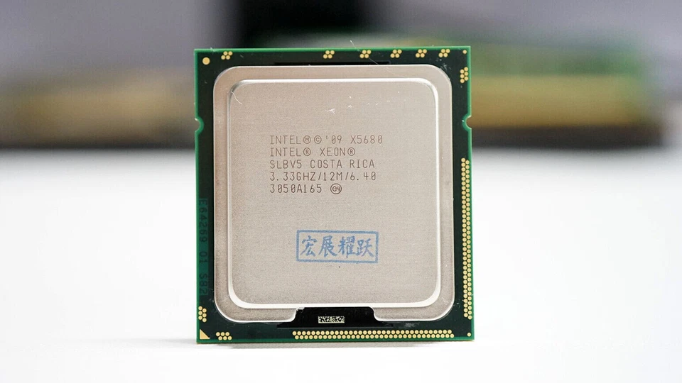 Intel Xeon X5680 SLBV5 3.33 GHz Six Core Socket LGA 1366 CPU Processors - Image 1 of 2