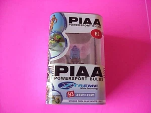 PIAA H3 Extreme White Cool Blue LED Bulb 35w = 70w 7023 - Picture 1 of 1