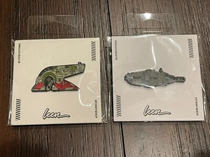 Leen Customs Millennium Falcon / Boba Fett’s Slave 1 Ship 2 Pin Sold Out Lot - Picture 1 of 2