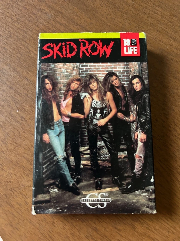 Skid Row 18 And Life Midnight/Tornado Cassette Single 1989 Tested - Image 1 of 2