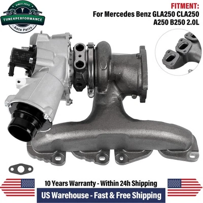 Turbo Turbocharger for Mercedes Benz GLA250 CLA250 A250 B250 INFINITI QX30 2.0L# Foto 1 de 4