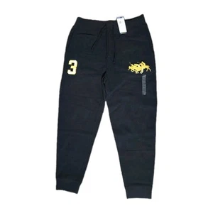 Polo Ralph Lauren Men Heather Fleece Lined Jogger MEDIUM Black - Picture 1 of 9