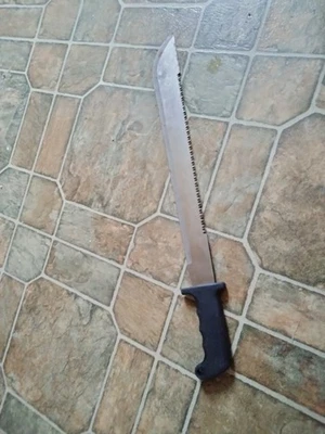 2 Sawback Survival Machetes With A Case Xx Lockback Knife Amazing Condition. - Image 1 of 3