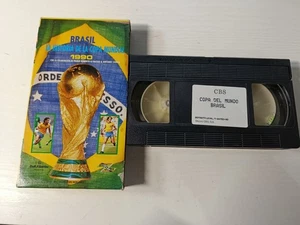 Brésil LA HISTORIA de La Coupe Monde 1990 Falcao Careca - VHS Espagnol - Picture 1 of 4
