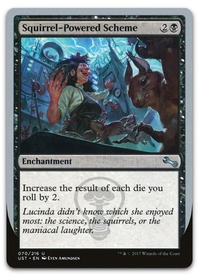 Squirrel-Powered Scheme #70 (NM) Unstable UST Magic MTG - Image 1 of 2