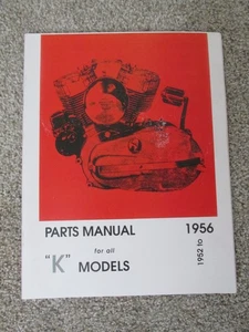 Oldtimer Harley Davidson 52-56 "K" Modell Teile Handbuch - Bild 1 von 2
