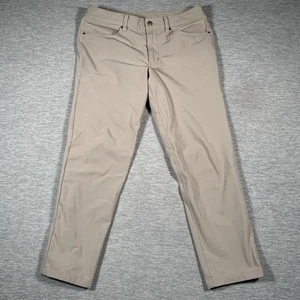 Lululemon Pants Mens 30 Tan ABC 5 Pocket Stretch Tech Chino Casual Golf Travel - Picture 1 of 18