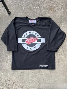 Vintage 90’s CCM Single Stitch Center Ice Detroit Red Wings Hockey Jersey Size M - Picture 1 of 9