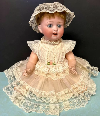 Antique - Bisque Head / Compo Body - Heubach Koppelsdorf  #300-5/0 - Baby Doll - Image 1 of 4