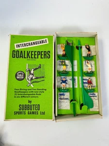 Juego de porteros intercambiables Subbuteo C.133 con caja - Imagen 1 de 3