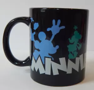 Tazza silhouette colorata Disney Minnie mouse - nero 12 once - Foto 1 di 6