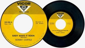 Philippines SONNY CORTEZ Baby Make it Soon OPM OPM 45 rpm Vinyl Record - Picture 1 of 1