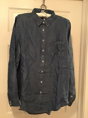 Top vaquero LS para mujer, talla. L Foto 1 de 2