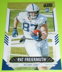 Pat Freiermuth 2021 Score Rookie card RC #323 - Penn State -Steelers -Quantity