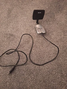 ALFA Network AWUS036H Wireless USB Adapter Long Range Flat Antenna WIN 7/10/11 - Photo 1/3