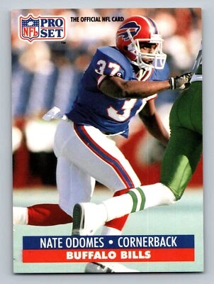 1991 Pro Set #80 Nate Odomes   Buffalo Bills - Image 1 of 2