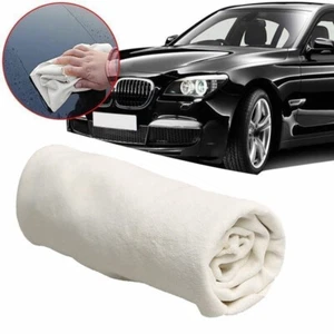 Natural Shammy Chamois Leather Car Cleaning Towels Drying Washing Cloth 25*40cm - Picture 1 of 15