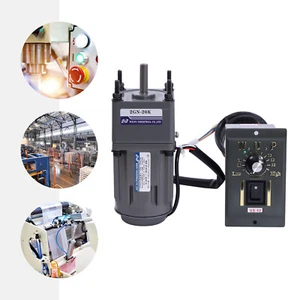 Motoriduttore 220V Motore Elettrico 1400RPM Regolatore di Velocità Regolazione Continua DE - Foto 1 di 12
