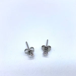 3mm stainless steel fashion cubic zirconia earrings famous jewelry - Picture 1 of 7
