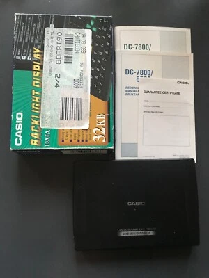 calculator calculatrice ancienne rare vintage CASIO DATA BANK DC-7800 collection - Photo 1/4