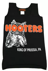 CAMISETA SIN MANGAS KING OF PRUSSIA, PA HOOTERS GIRL XX-PEQUEÑA XXS LYCRA NEGRA LYCRA - Imagen 1 de 2