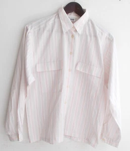 Damen Bluse Langarm rosa silber gestreift Gr. 38 v. Lucia - Picture 1 of 2