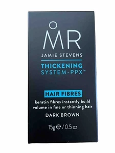 NEW MR. Jamie Stevens Men's Hair Fibres for Thinning Hair DARK BROWN