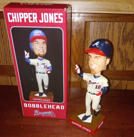 Atlanta Braves Chipper Jones Bobblehead  2012 Horns SGA Delta Airlines Coca-Cola Cover