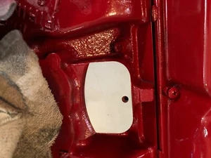 Buick 400-430-455 choke cavity cover plate st st - Picture 1 of 1