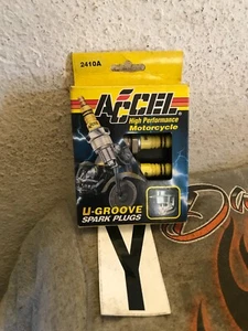 Harley Antique evo sportster fx panhead accel u groove spark plugs - Picture 1 of 4