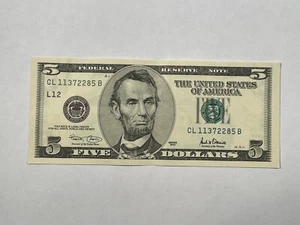 Billet Etats-Unis 5 Dollars 2001 (10-41/A0/13) - Picture 1 of 2