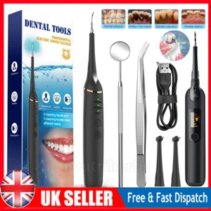 Electric Ultrasonic Dental Calculus Remover Tartar Scaler Scraper Tooth Cleaner - Picture 1 of 19
