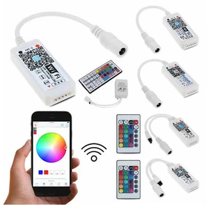 WiFi/Buletooth LED RGB/RGBW IR Remote Controler for 3528 5050 LED Strip Light - Picture 1 of 63