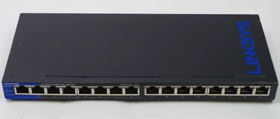Linksys LGS116 16-Port Gigabit Ethernet Unmanaged Switch, No Power Adapter AS IS - Image 1 of 3