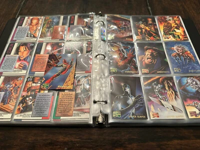 1995 Fleer Marvel Masterpieces Complete Set (151 Cards) - Image 1 of 4