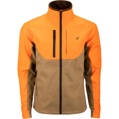 Drake Waterfowl McAlister Upland Tech Softshell Jacket, Windproof Blaze Orange - Image 1 of 2