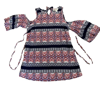 Jessica Simpson Maternity Cold Shoulder Boho Top/Blouse - Size Small - Image 1 of 4