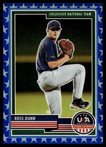 2023 Panini Stars & Stripes ROSS DUNN Blue Parallel 64/75 #66