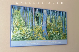 💥WOW! METROPOLITAN MUSEUM OF ART POSTER! 1986 VAN GOGH IN SAINT-REMY & AUVERS💥 - Picture 1 of 8