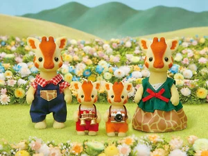 Sylvanian Families Calico Critters hochzweigige Giraffenfamilie - Bild 1 von 7
