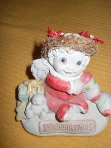 1994 Dreamsicles ~ "1st Christmas" Cherub Figurine DX242 . - Picture 1 of 3