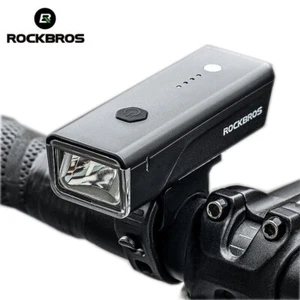 ROCKBROS Bike Smart Headlight Waterproof Intelligent Sensing Rechargeable - Picture 1 of 9