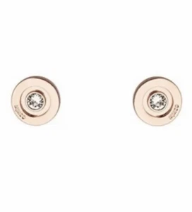 Mimco Cumulus Stud Earrings Rose Gold Studs BNWT Surgical Posts RRP $49.95 New - Picture 1 of 9