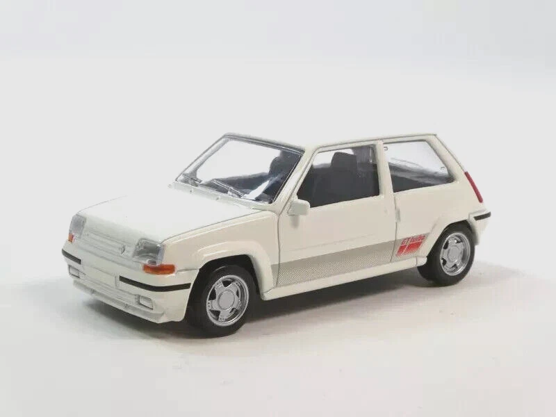 Norev RENAULT SUPERCINQ GT TURBO PH II 1988 WHITE JET CAR 1 43