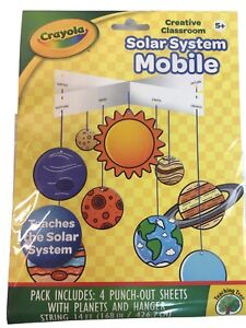 Crayola Solar System Mobile Creative Classroom Space Art Craft Project Ages 5+
