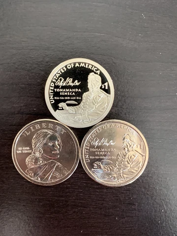 2022 P D S Native American Sacagawea Dollar Proof Cameo & Unc Uncirculated Set Cover