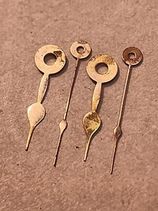 2 Sets NOS Amerikanische Taschenuhr 16er Spatenzeiger 180/105 zum Nacharbeiten  - Bild 1 von 14