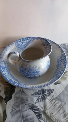 ANCIEN Broc Pichet + Bassin Jatte Jardiniere ST AMAND HAMAGE - Photo 1/4