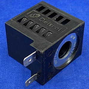 New Deltrol 10221-33 20v DC 16W Valve Solenoid Coil - Picture 1 of 2