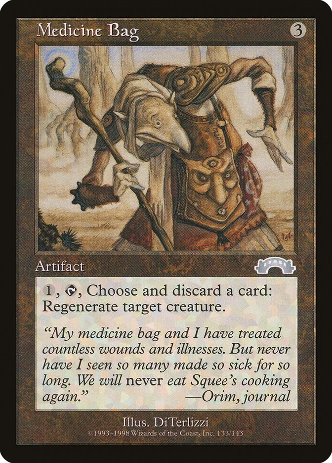 MTG Magic the Gathering Medicine Bag (133/143) Exodus LP - Image 1 of 1